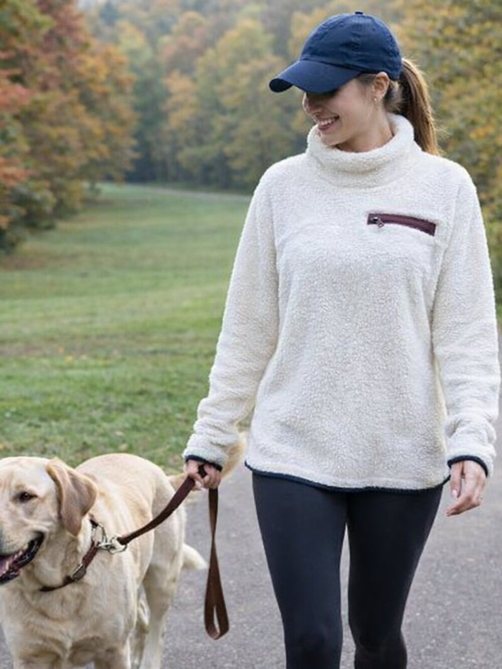 Unbranded Super Soft Sherpa Top Pocket Pullover